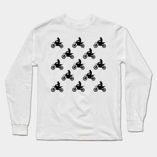 Dirt bike pattern Long Sleeve T-Shirt